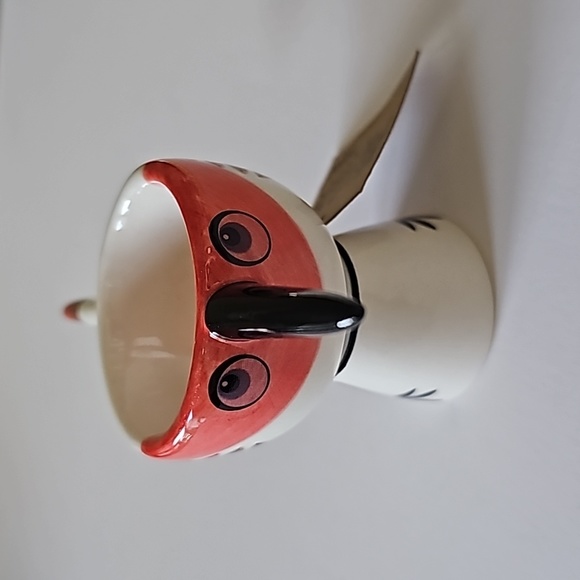 NWT Anthropologie Hannah Turner Red Bird Stoneware Eggcup - Picture 6 of 9